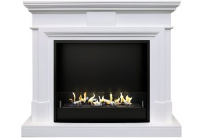 Биокамин в портале Firezo Coventry white, стандарт