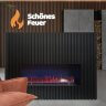 Электрический паровой очаг Sc hones Feuer 3D FireLine 1000 черный фото 6