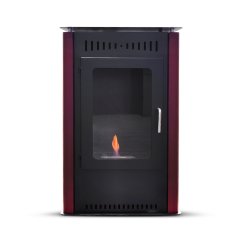 Напольный биокамин с дверцей и стеклом LuxeGate BioFire