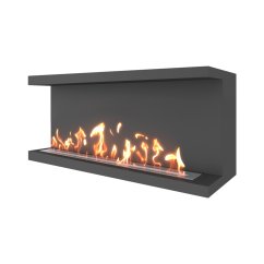 Биокамин фронтальный SteelHeat LONG 1300