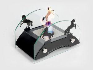 Биокамин настольный Lux Fire Графский мост S (черный)