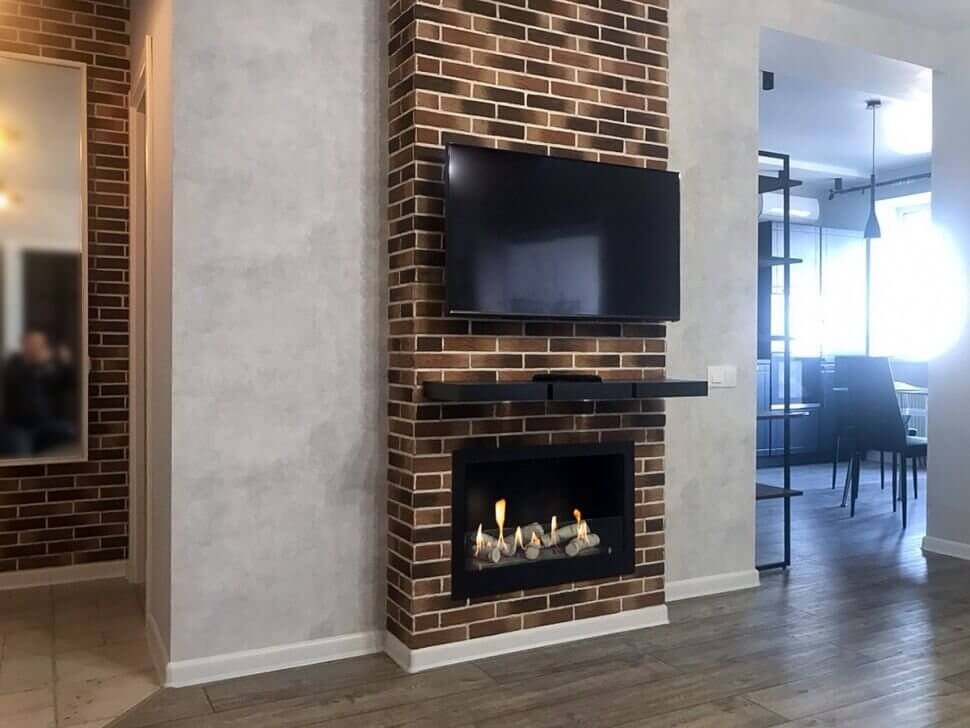 Встроенный биокамин Lux Fire Кабинет 730 S