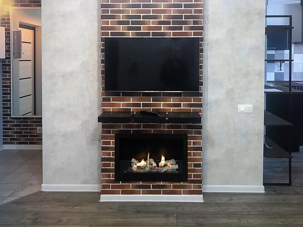 Встроенный биокамин Lux Fire Кабинет 730 S