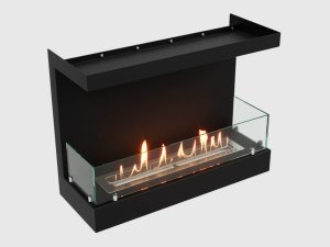 Встроенный биокамин Lux Fire Фронтальный 640 S