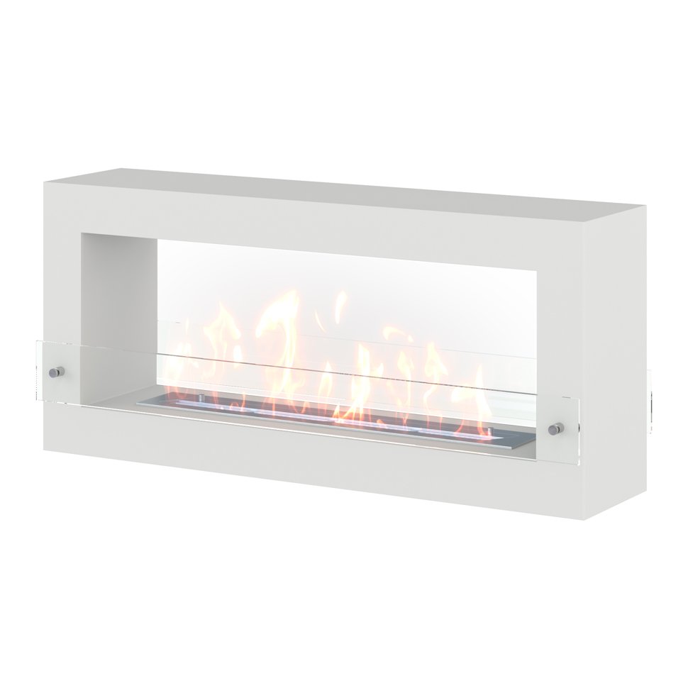 Биокамин SteelHeat FRAME ONE 1000 белый