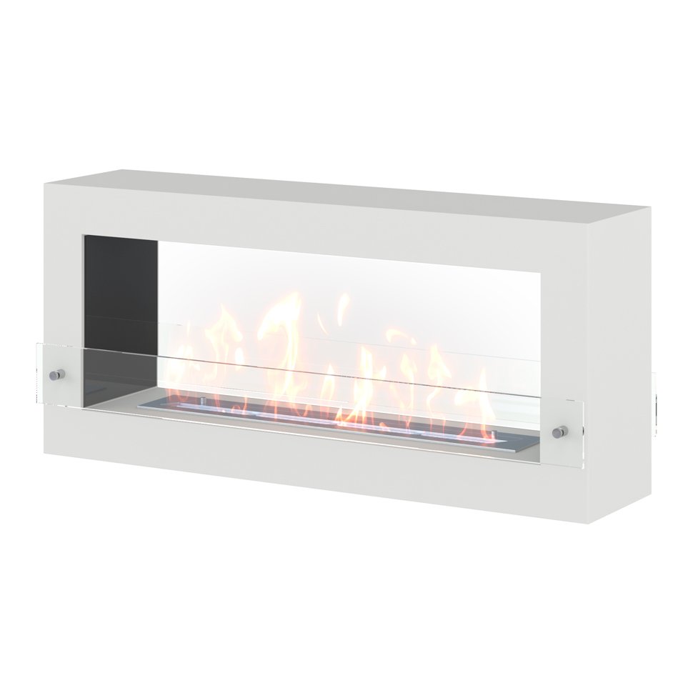 Биокамин SteelHeat FRAME ONE 1000 белый