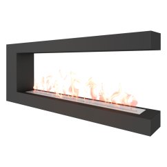 Биокамин торцевой SteelHeat GRAND 1400