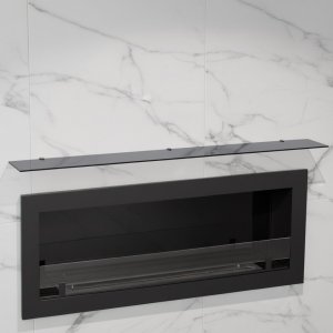 Стеклянная полка для биокамина Gray 1700