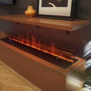Электрический паровой очаг Schones Feuer 3D FireLine 2400 черный